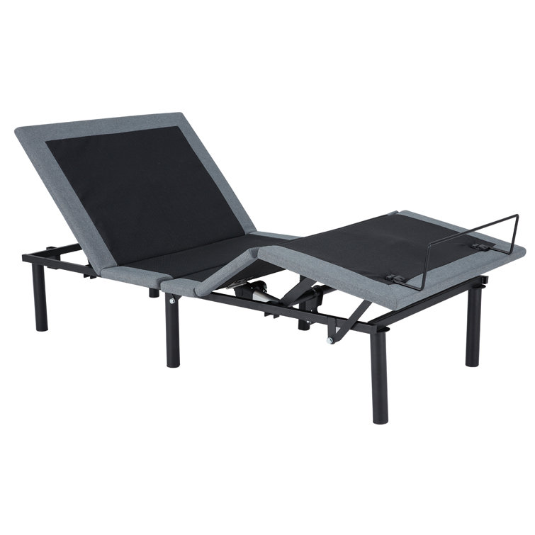 Alwyn Home Bramlett Twin Massaging Zero Gravity Adjustable Bed with